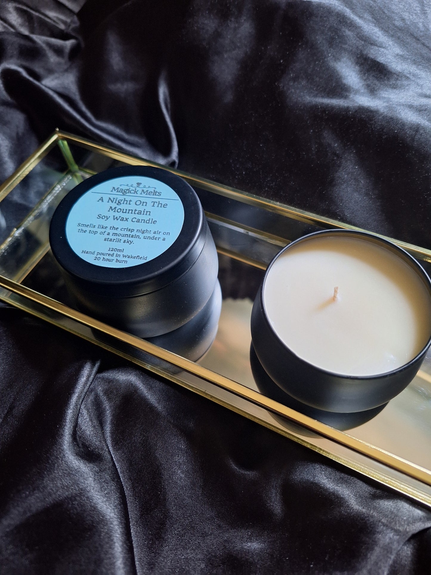 A Night on the Mountain "Night Court" Inspired Mini Candle.