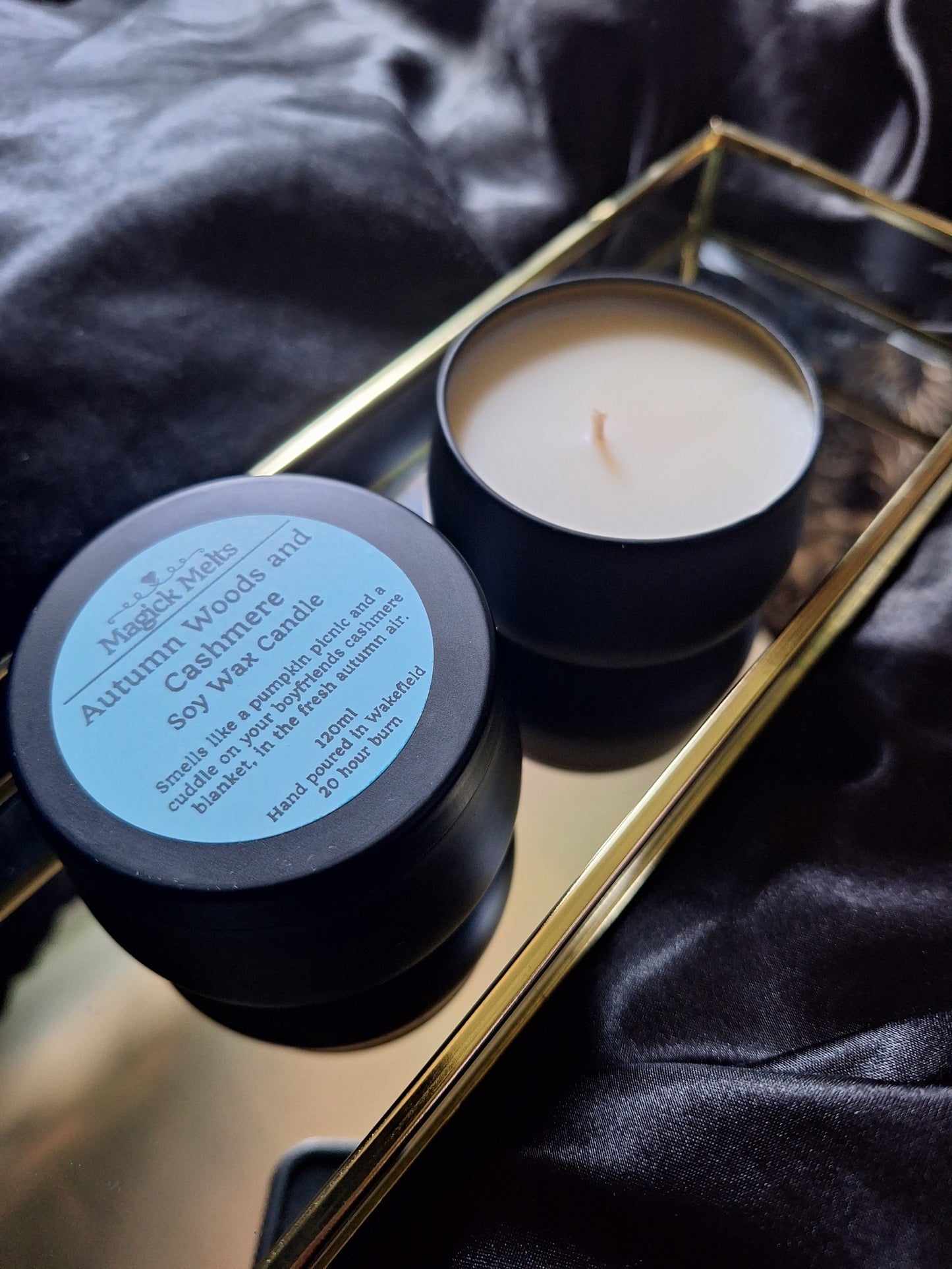 Autumn Woods and Cashmere "Autumn Court" Inspired Mini Candle