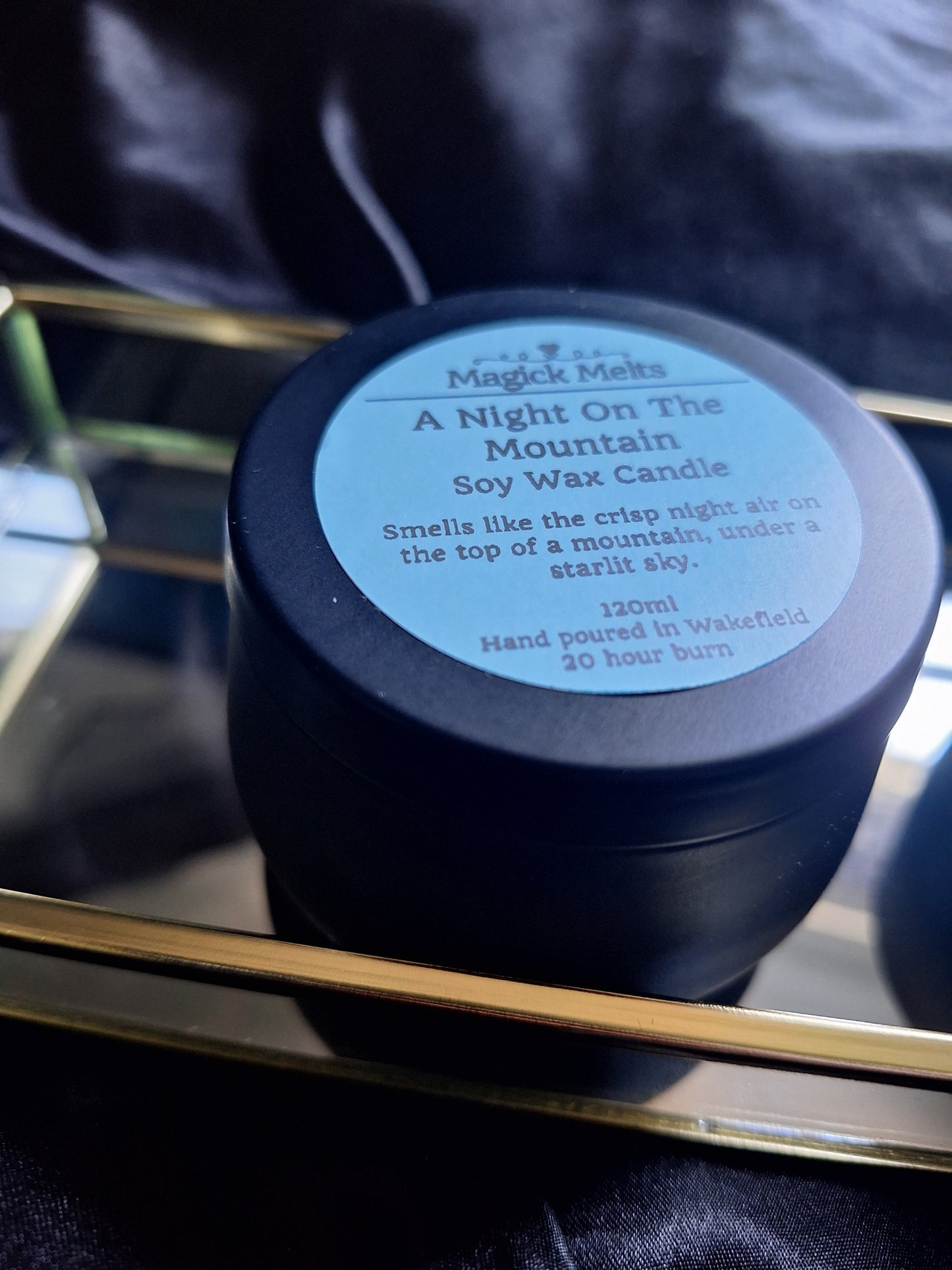 A Night on the Mountain "Night Court" Inspired Mini Candle.
