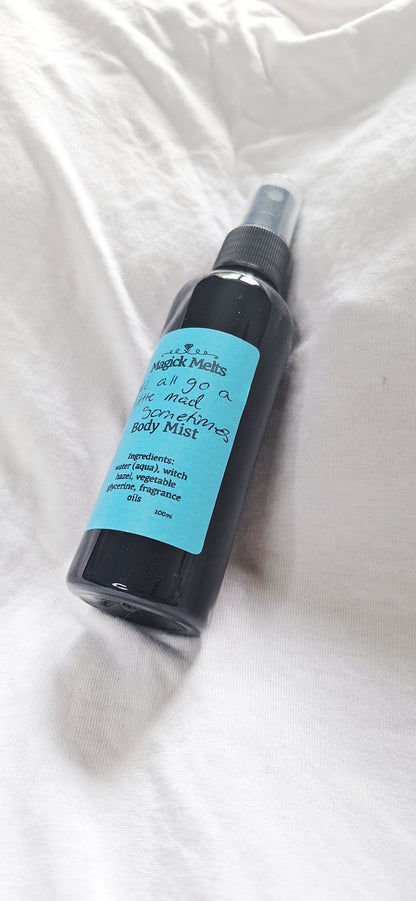 Pumpkin Spice "We All Go A Little Mad Sometimes" inspired Body Mist
