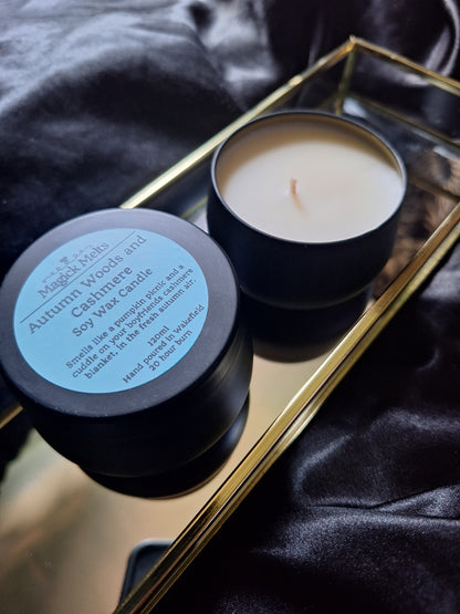 Autumn Woods and Cashmere "Autumn Court" Inspired Mini Candle