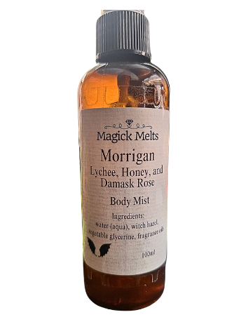 Lychee, Honey and Damask Rose "Morrigan" (fiction inspired) Body Mist