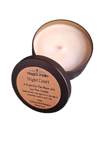 A Night on the Mountain "Night Court" Inspired Mini Candle.