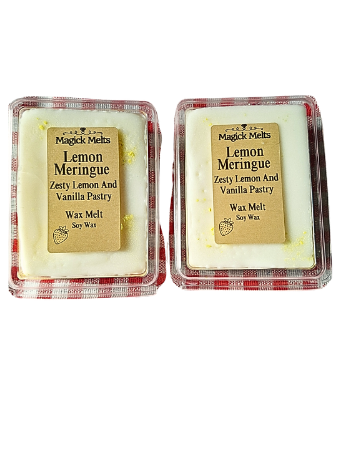 Zesty Lemon and Vanilla Pastry "Lemon Meringue" Fiction Inspired Wax Melt