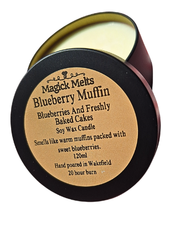 Blueberries and Freshly Baked Cakes "Blueberry Muffin" Fiction Inspired Candle