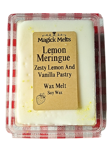 Zesty Lemon and Vanilla Pastry "Lemon Meringue" Fiction Inspired Wax Melt