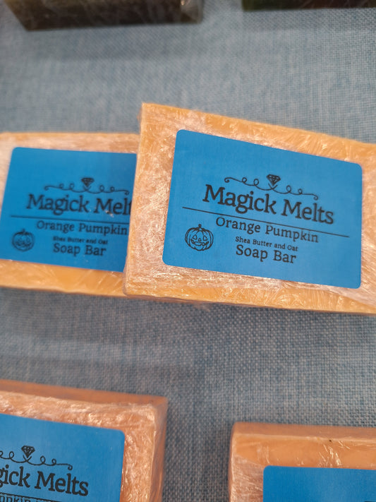 Orange Pumpkin Shea Butter and Oat Hand Soap