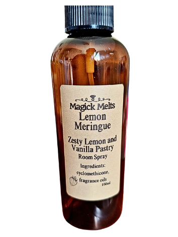 Zesty Lemon and Vanilla Pastry "Lemon Meringue" Fiction Inspired Room Spray
