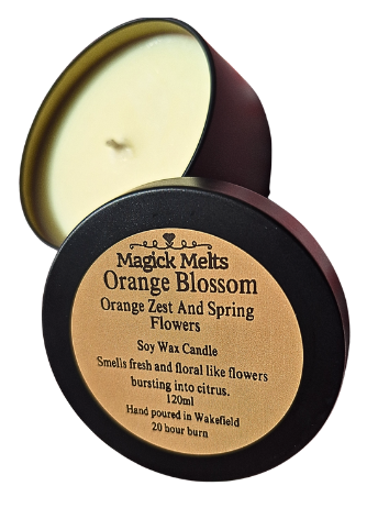 Orange Zest and Spring Flowers "Orange Blossom" Fiction Inspired Candle