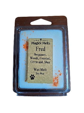 Bergamot, Woods, Coconut, Citrus, and Shea "Fred" Fiction Inspired Wax Melt