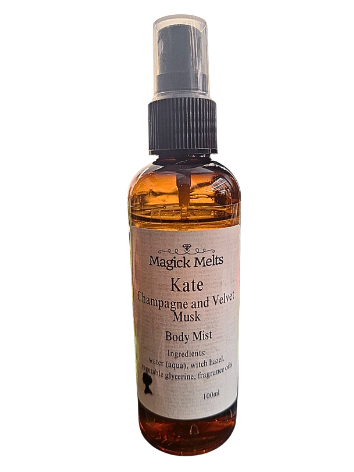 Champagne and Velvet Musk "Kate" inspired Body Mist