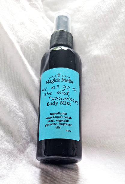 Pumpkin Spice "We All Go A Little Mad Sometimes" inspired Body Mist