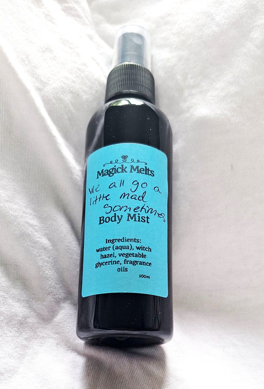Pumpkin Spice "We All Go A Little Mad Sometimes" inspired Body Mist