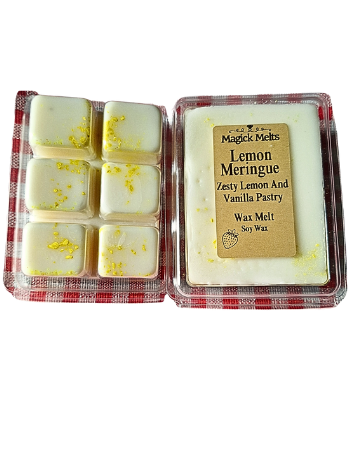 Zesty Lemon and Vanilla Pastry "Lemon Meringue" Fiction Inspired Wax Melt